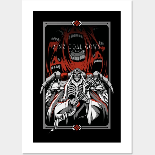 Overlord - Ainz Ooal Gown Wall Art by witart.id